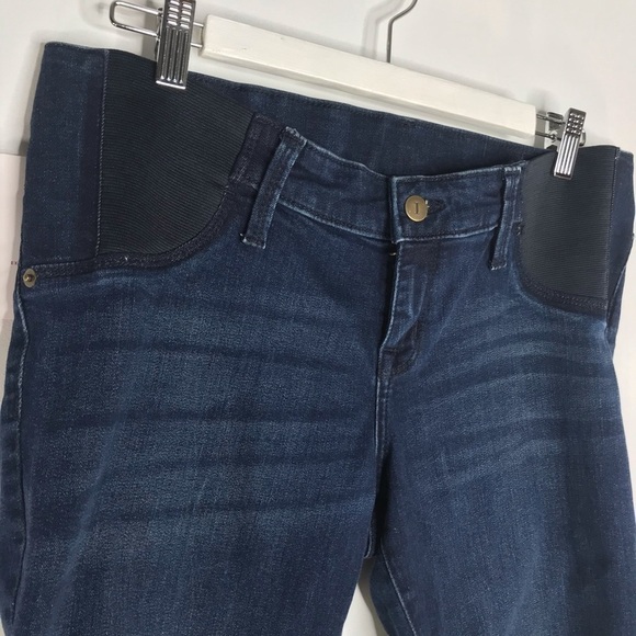 NWT Maternity Denim Bermuda Shorts Power stretch - Picture 2 of 7